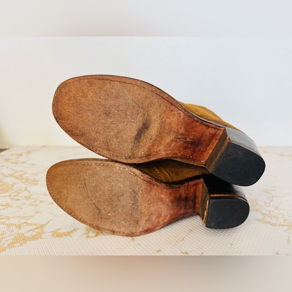 🔥🔥FINAL CLEARENACE 🔥🔥 FRYE Jane Boot Brown Suede Leather - Picture 6 of 9